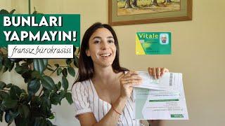 SİGORTA BAŞVURUSU (carte vitale)  • Fransa'da doğru başvurunun püf noktaları