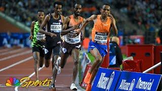 Berihu Aregawi STAVES OFF Hagos Gebrhiwet for 5000m Diamond League win, Ethiopia sweeps | NBC Sports