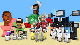 SKIBIDI Brothers VS Skibidi Antenna Heads VS Camera Heads - Skibidi Animation