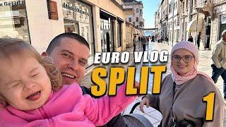 FOR A BEGINNING IN WARMER PLACES *Sami and Ranija throw up* EuVlog 1 - Split and Rijeka