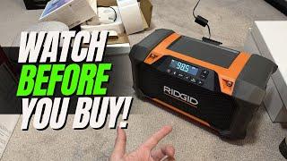 Is it WORTH it? - RIDGID 18V Jobsite Speaker/Radio