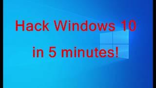 How to Hack into Windows 10 | Hiren's Boot CD Bootable USB