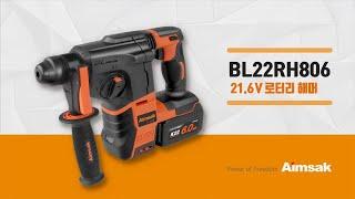 대한민국 전동공구 아임삭 BL22 BLDC 21.6V 충전 로터리 해머(BL22RH806)