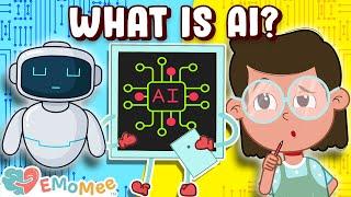  HUMANS VS AI  | What is AI ? | Artificial Intelligence Explained | Kids Learning Videos | EMoMee