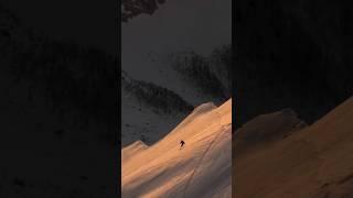 Lisan Al Gaib  sunset makes the snow seem like the dunes on Arrakis. #skiing #lisanalgaib #dune