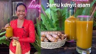 Jamu Kunyit Asam , Indonesian Turmeric and Tamarind herbal drink ️