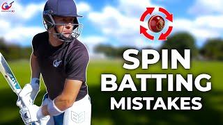 3 REASONS YOU are STRUGGLING BATTING AGAINST SPIN BOWLING