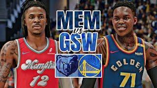 NBA 2K25: NEW LOOK WARRIORS vs GRIZZLIES | PS5 PRO GAMEPLAY [4K UHD]