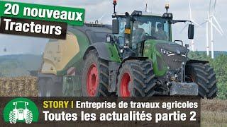 Entreprise de travaux agricoles Reiff - Nouveautés et actualités 2023-24 | Partie 2 | Fendt, Claas