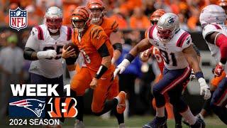 New England Patriots Highlights vs. Cincinnati Bengals | 2024 Regular Season Week 1