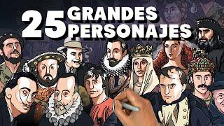 25 grandes personajes de la Historia