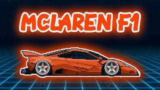 I BUILT a MCLAREN F1 in PIXEL CAR RACER?! - Pixel Car Racer