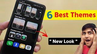 6 BEST realme themes with New Looks & Features  -  New A.I. themes || best free themes for realme