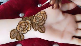 Simple Eid Mehndi Design || Floral Mehndi || Front Hand Mehndi||Easy Mehndi Design || Mehndi Designs