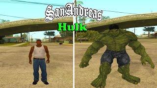 GTA San Andreas Hulk Cheat Code ( Hulk Mod)