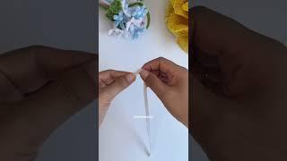 How to make star flower in pipe cleaner #handmade #diy #gift #diyflower #diycrafts #flowercraft