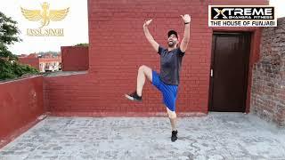 LEARN BHANGRA WITH JASSI SINGH . BEST BHANGRA . XTREME BHANGRA FITNESS