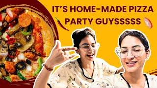 It’s Home-made pizza party guysssss  || UNNATI PATEL॥KISHAN PATEL॥COUPLE VLOG