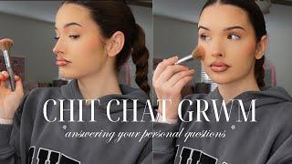 *lets get personal* chit chat GRWM| quitting social media,style changes,my relationship,labor, etc!