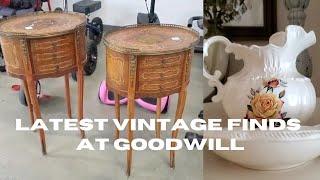 Latest Vintage Finds at Goodwill | EPIC French Louis End Tables | Goodwill Finds Styled In My Home