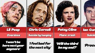  Unbelievable Stories of Famous People Predicting Their Own Deaths
