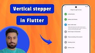 Vertical Stepper in Flutter | Step-by-Step Tutorial