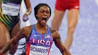 Sha'Carri Richardson explains viral stare down during Olympics relay race