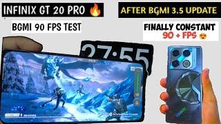 INFINIX GT 20 PRO BGMI 90 FPS TEST AFTER 3.5 UPDATE | CONSTANT 90 FPS | BGMI NEW UPDATE