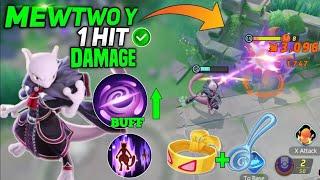 Mewtwo One Shot Damage Build After New Update! Must try this build | Pokemon unite