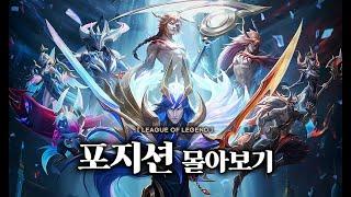 【롤】 포지션 tmi 몰아보기 시리즈 (탑, 정글 ,미드, 원딜, 서폿)