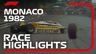 1982 Monaco Grand Prix: Race Highlights | DHL F1 Classics