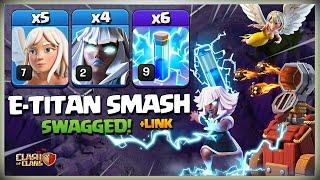 Th14 Electro Titan Smash | Th14 Zap Electro Titan Smash | BEST TH14 Attack Strategy Clash Of Clans