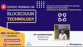 Introduction to Blockchain & Cryptocurrency | Aurobindo Nayak | Live Webinar