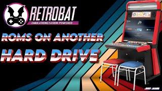 Retrobat  How to add ROMs to Another Drive (Symbolic Links) #retrobat #emulator #frontend