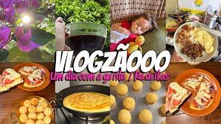 VLOG DIÁRIO + RECEITAS FÁCEIS E SABOROSAS + ALMOÇO + LANCHE DA TARDE