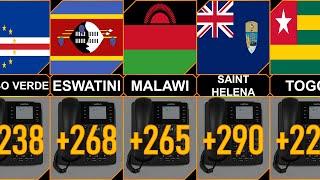 International African Countries Calling Codes