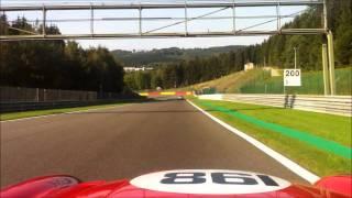 spa on board footage in austin healey 3000