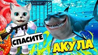  ЗЛАЯ АКУЛА ХОЧЕТ МЕНЯ СЪЕСТЬ В РОБЛОКС ! ROBLOX SHARKBITE 2 Кронос