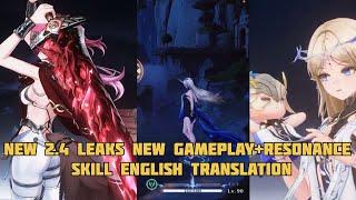 NEW 2.4 WUTHERING WAVES LEAKS!!!GAMEPLAY+CARTETHIYA/LUPA RESONANCE SKILL+LUPA WEAPON DETAIL