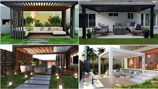 | 50 Modern Patio Design Ideas 2023 | Backyard Garden Landscaping ideas |