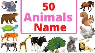 50 Animals Name | 50 Animals Name in English | Animal Names