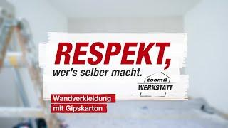 Wandverkleidung mit Gipskarton | toom Werkstatt