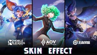 NANA vs KRIXI vs XIAO QIAO : Skins Effect | MLBB AOV KOG