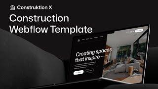 Construktion X -  Construction Services Webflow Template | BRIX Templates