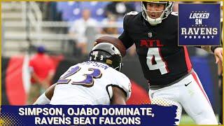 Trenton Simpson, David Ojabo DOMINATE as Baltimore Ravens defeat Atlanta Falcons in preseason Week 2