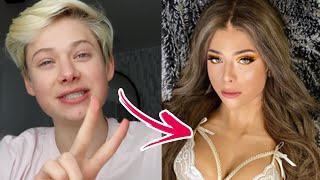 I TRANSFORMED MYSELF INTO A WOMAN! Boy to girl Transformation