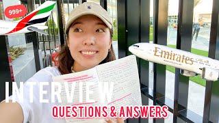 EMIRATES INTERVIEW QUESTIONS & MY ANSWERS | TIPS 2022 | Part 1