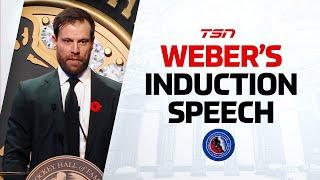 Hockey Hall of Fame Induction Speech: Shea Weber