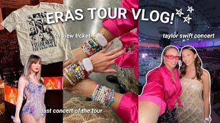 Taylor Swift the ERAS TOUR concert vlog | the last ever show, concert prep, no view ticket footage