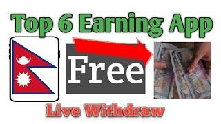 Top 6 Free Earning Apps in Nepal - Live Payment - Best Online Earning App in Nepal Right Now